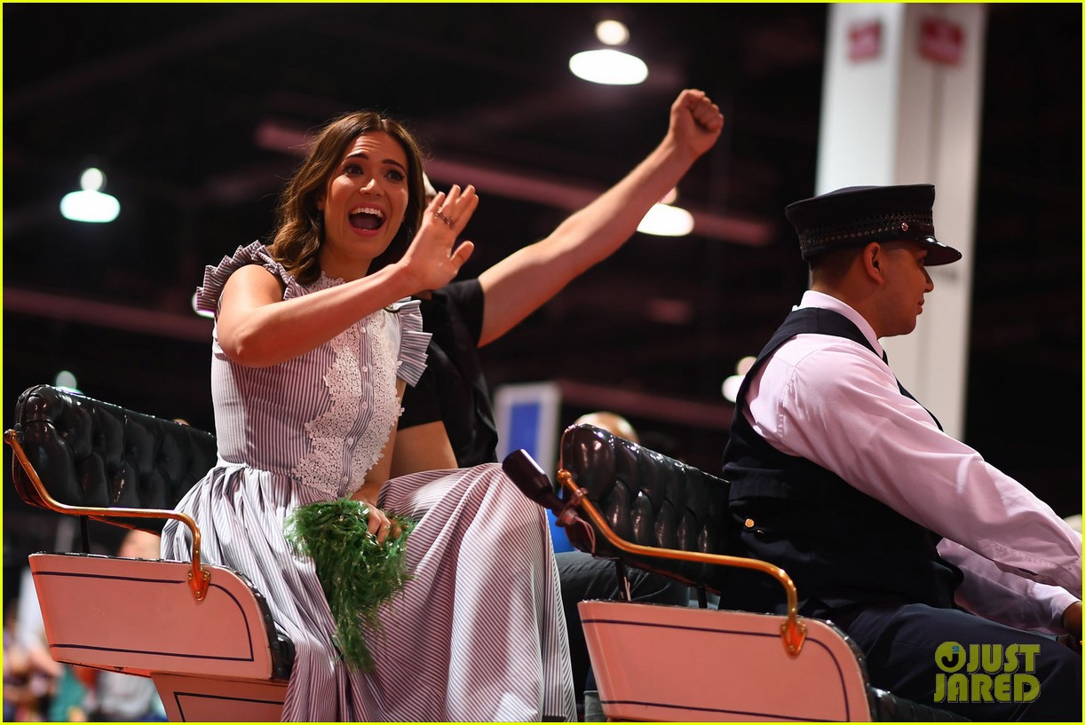 Full Sized Photo of mandy moore zachary levi d23 expo 04 | Photo