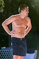 leo dicaprio goes shirtless on vacation with kate winslet 02