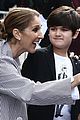 celine dion her twins exit their hotel to a confetti shower 02