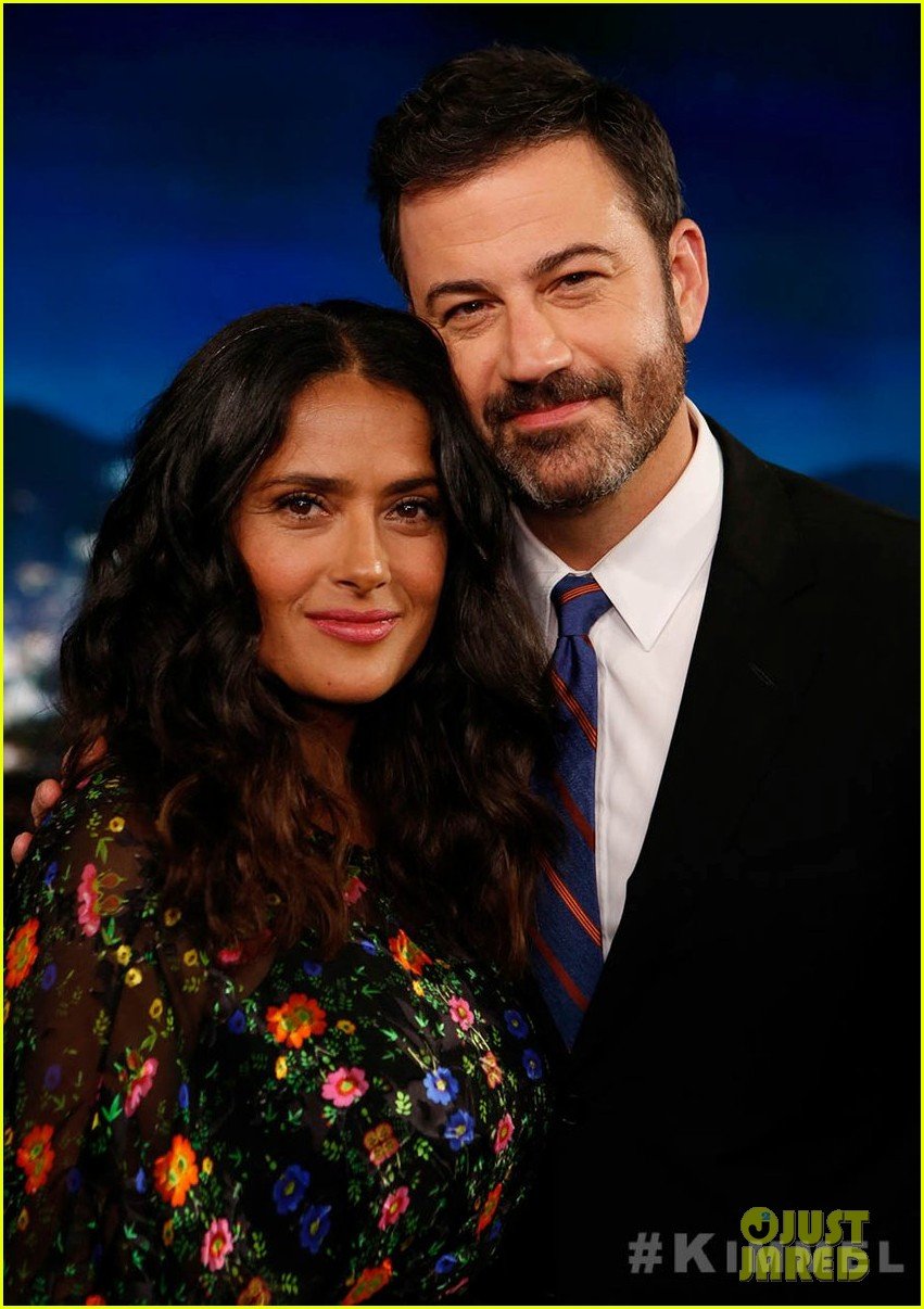 Salma Hayek Reveals Her Favorite Curse Word on 'Jimmy Kimmel Live