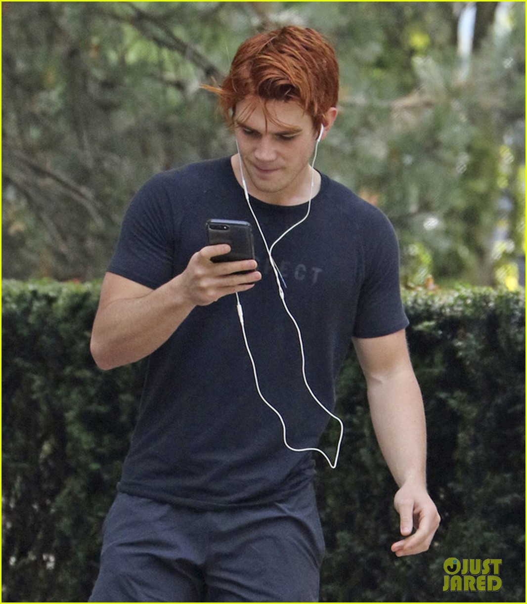 Riverdale's KJ Apa Spotted Working Out Following Car Accident.