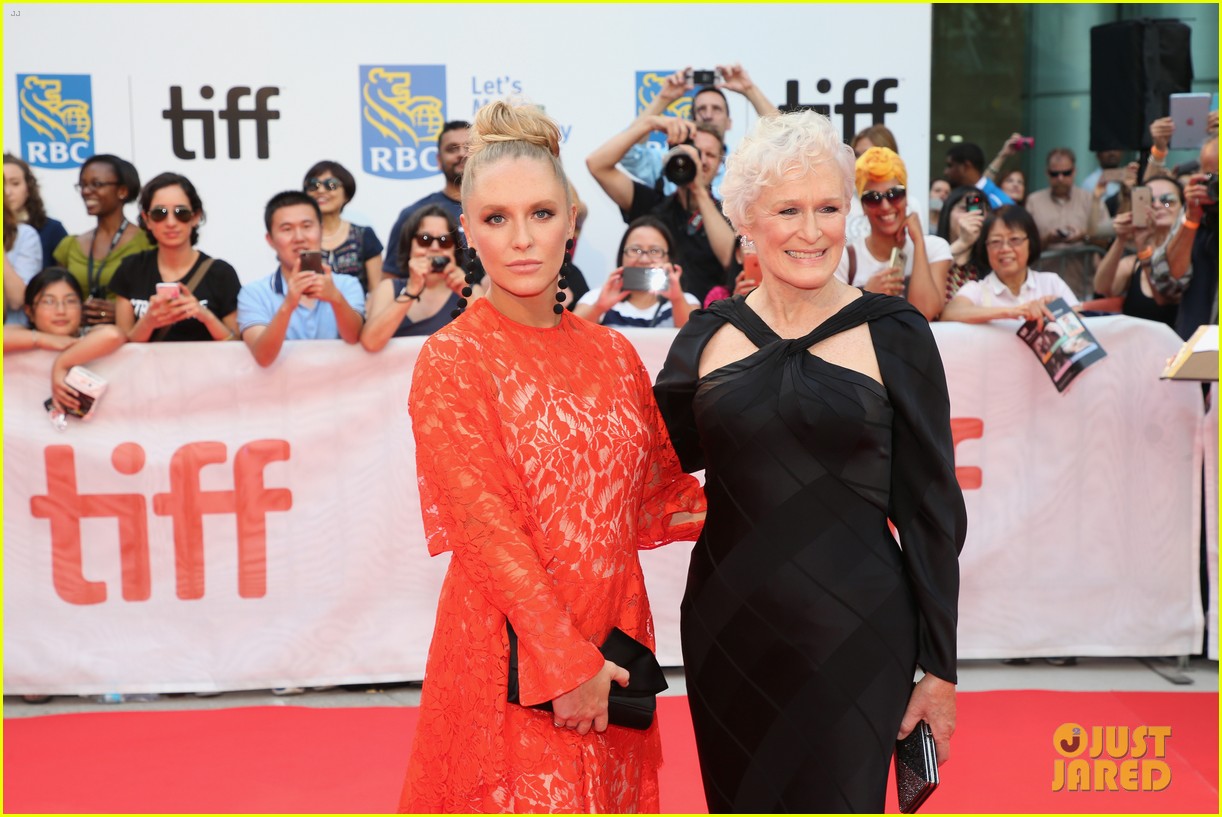 Glenn Close & Daughter Annie Starke Premiere Their Film 'The Wife' at(02)