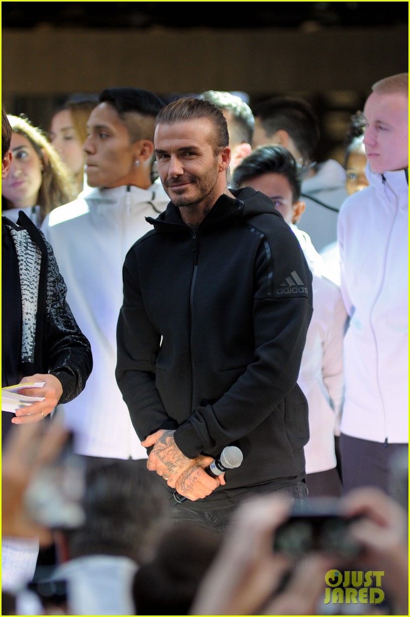 Halloween tofu society David Beckham Opens Massive Adidas Store in Milan! : Photo 3966342 | David  Beckham Pictures | Just Jared