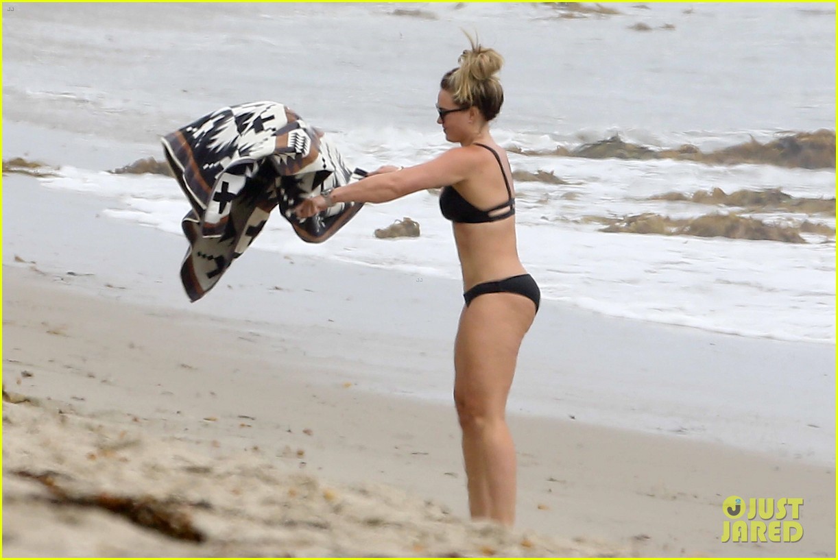 Hilary Duff Hits the Beach in Her Bikini on Labor Day! hilary duff bikini.....