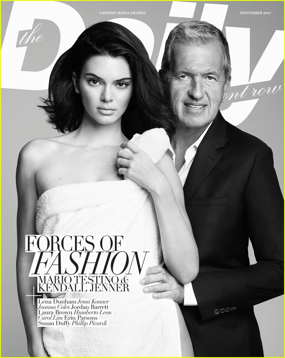 Kendall Jenner Covers 'Daily Front Row' With Mario Testino: Photo