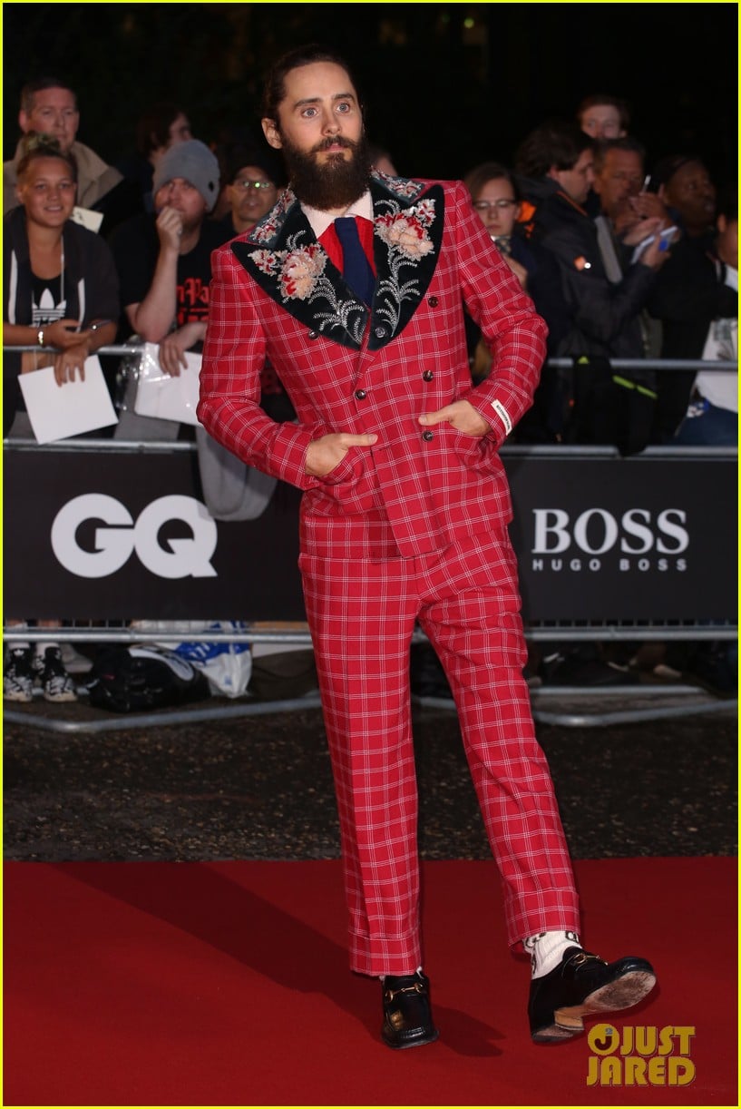 Syd forord Udvinding Jared Leto Wears His Signature Gucci Style at GQ Men of the Year Awards!:  Photo 3950605 | Anna Friel, Annabelle Wallis, Dougie Poynter, Jared Leto,  Jeremy Irvine, Jourdan Dunn, Mark Hamill, Mark