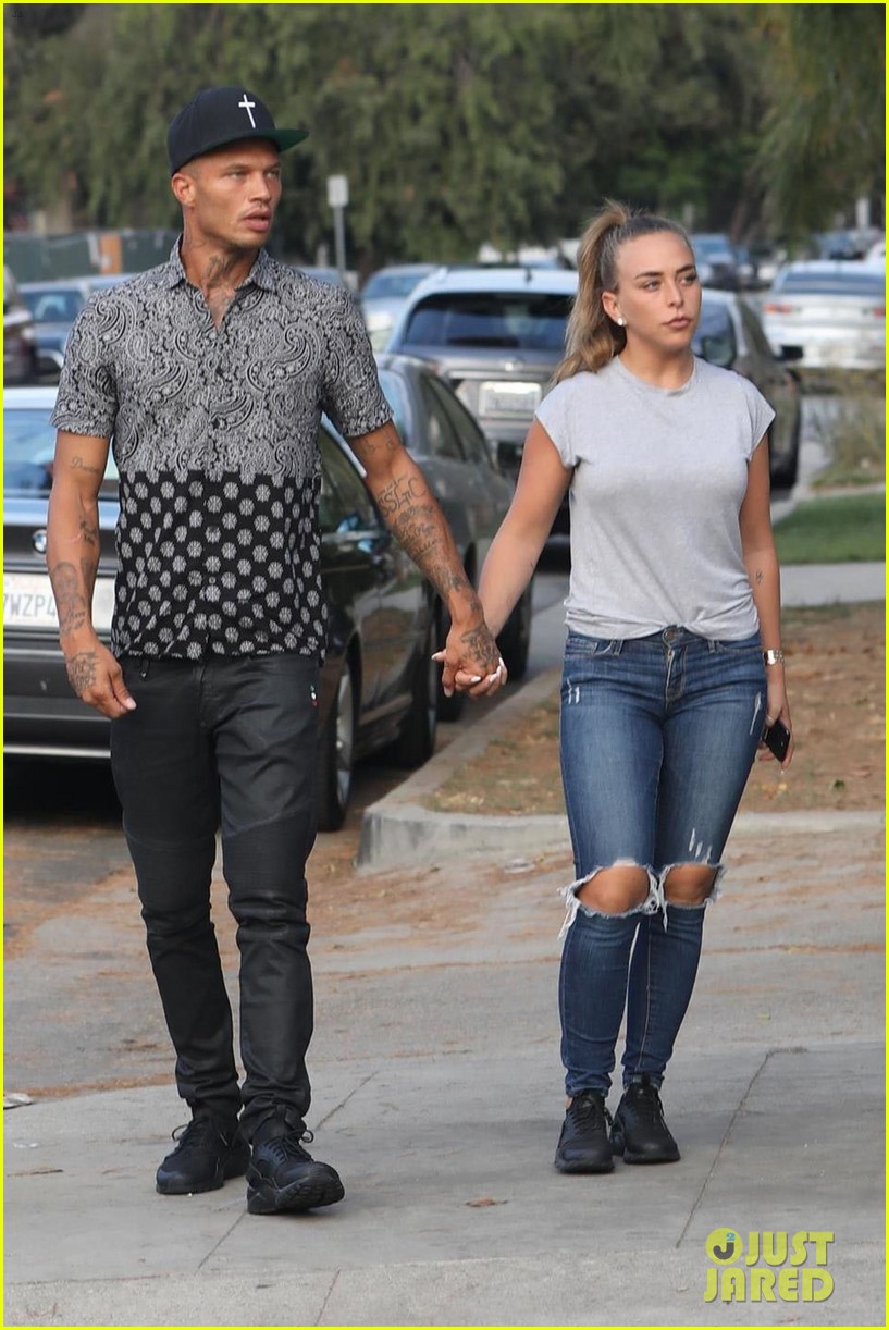 Jeremy Meeks & Girlfriend Chloe Green Attend Fundraiser for Hurricane