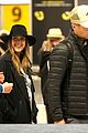 pregnant jessica alba and cash warren touch down in nyc 01