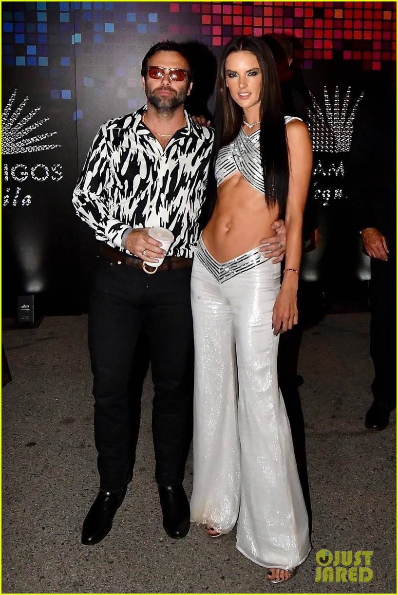Alessandra Ambrosio Flaunts Her Toned Abs at Casamigos Halloween Party