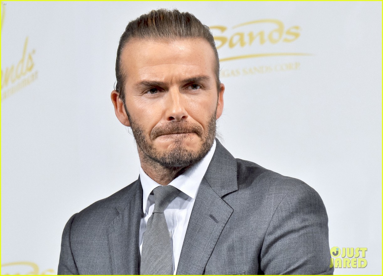 David Beckham Lets His Hair Down at Tokyo Photo Call for Las Vegas Sands!:  Photo 3968082 | David Beckham Pictures | Just Jared