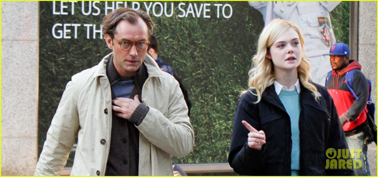 elle fanning jude law and rebecca hall film woody allen movie in nyc 093974730