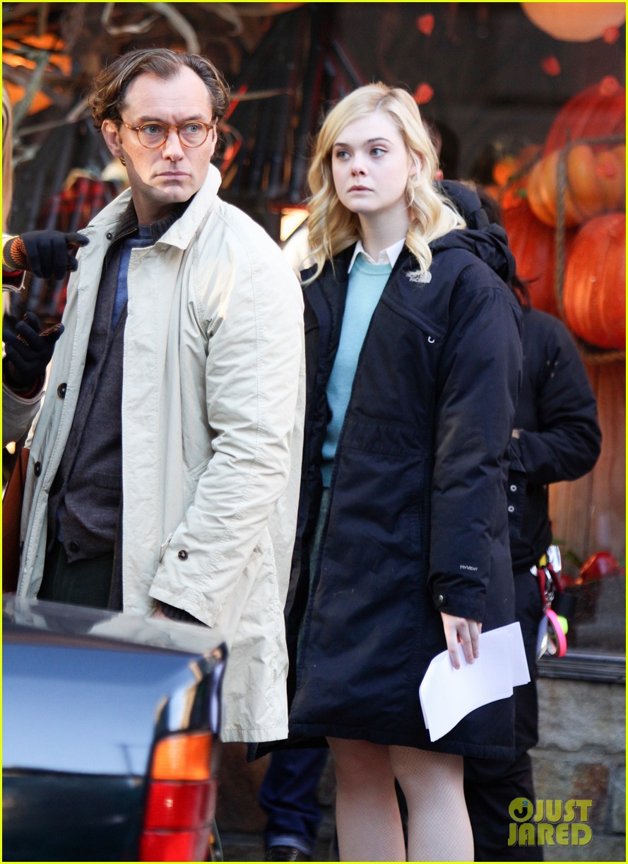 elle fanning jude law and rebecca hall film woody allen movie in nyc 113974732
