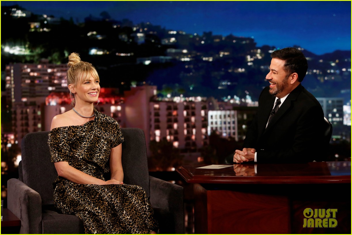 January Jones Reveals Father Was Her Gym Teacher In School on 'Jimmy