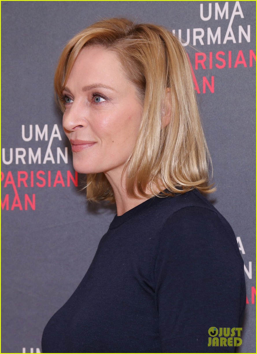 Uma Thurman Glows at 'The Parisian Woman' Meet & Greet Ahead of Her