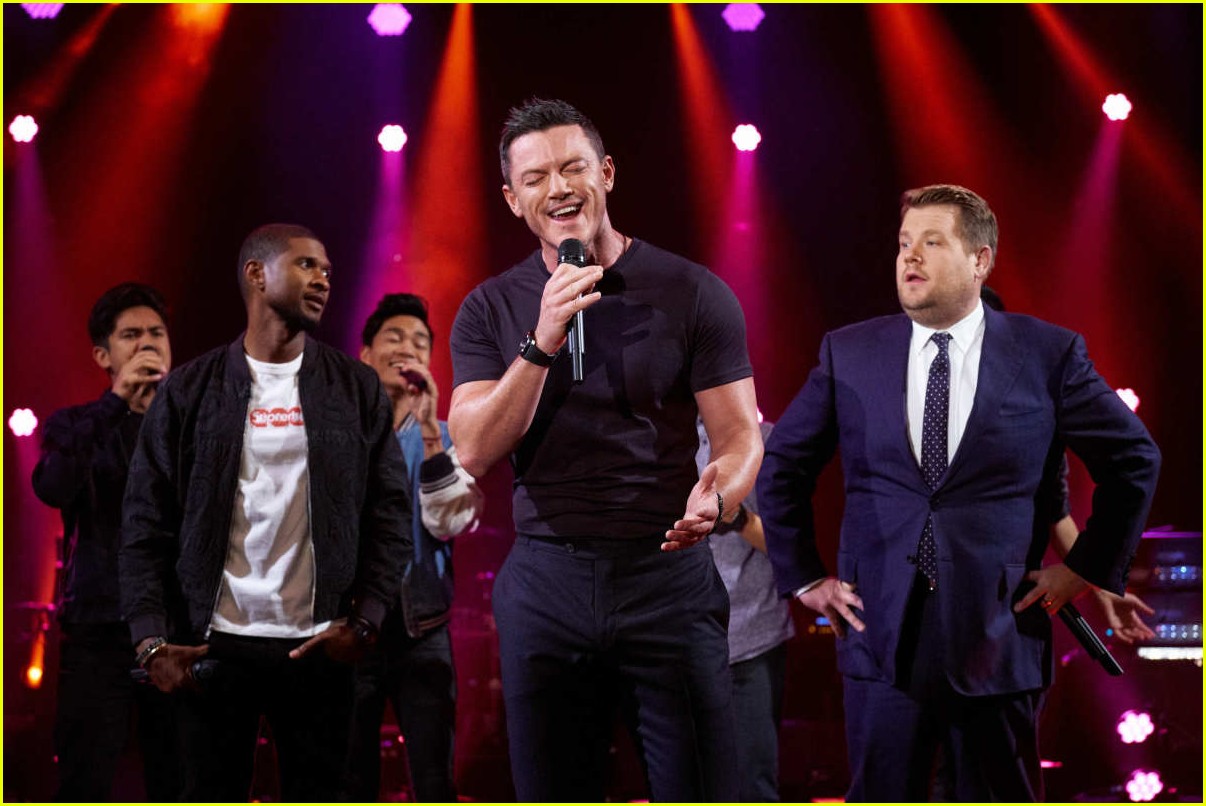 Usher, Luke Evans & James Corden Have a Sensual SingOff Watch Now! Photo 3971983 James