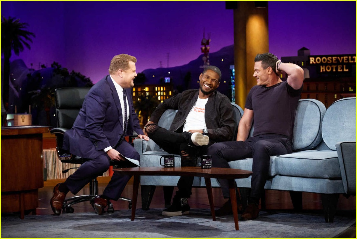 Usher, Luke Evans & James Corden Have a Sensual SingOff Watch Now