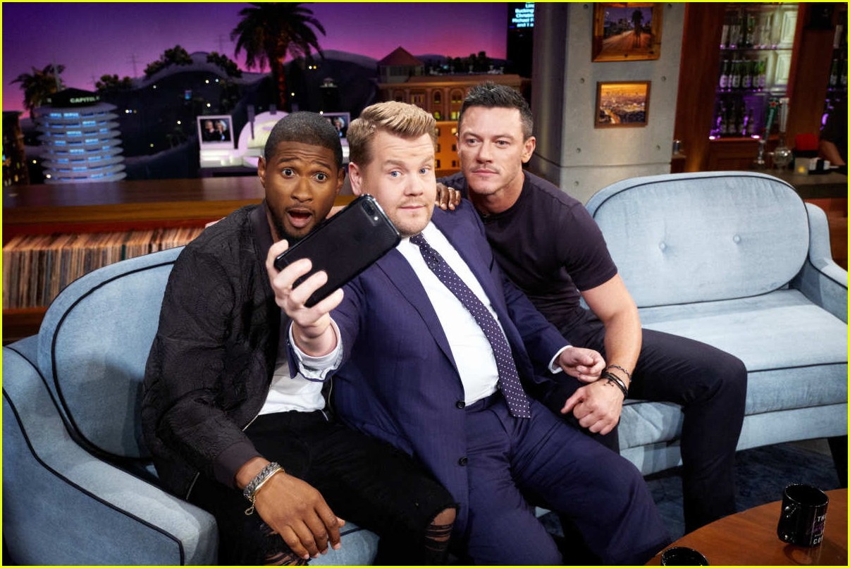 Usher, Luke Evans & James Corden Have a Sensual SingOff Watch Now