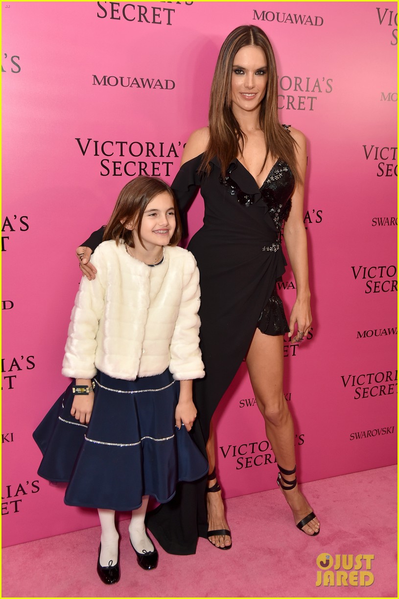 Alessandra Ambrosio's Daughter Anja Joins Her at Victoria's Secret