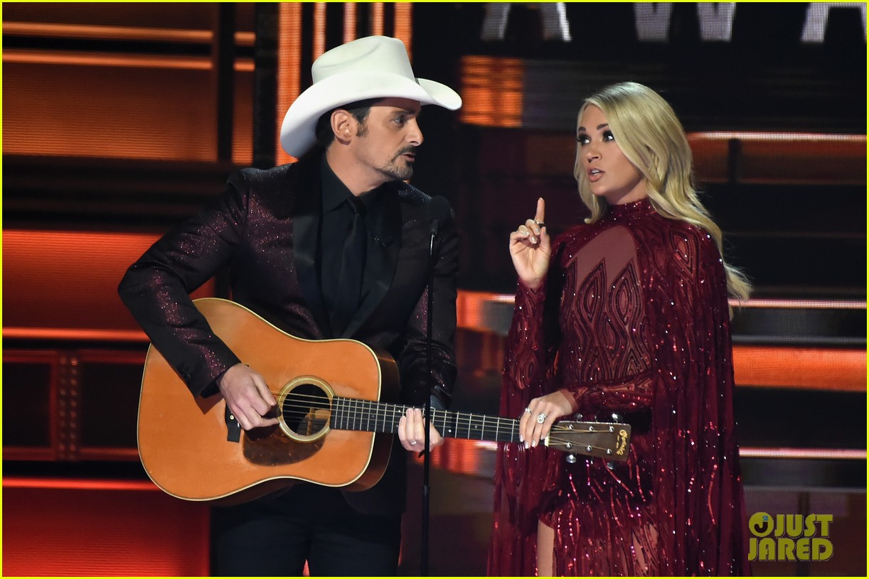 Brad Paisley & Carrie Underwood Make Fun of Trump With 'Before He