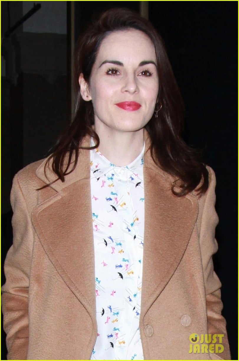 Michelle Dockery Check Out the 'Downton Abbey' Exhibition in NYC: Photo