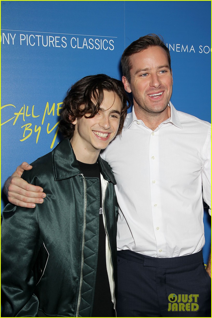 Armie Hammer and Timothee Chalamet have been on the road promoting their