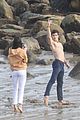 kendall jenner joins hot shirtless guy for beach photo shoot 03