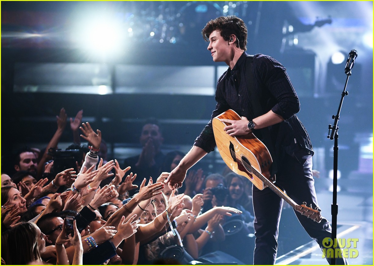 Shawn Mendes Performs 'There's Nothing Holding Me Back' at AMAs 2017