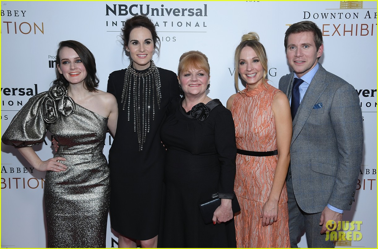 Michelle Dockery & 'Downton Abbey' Cast Reunite For Exhibition Opening