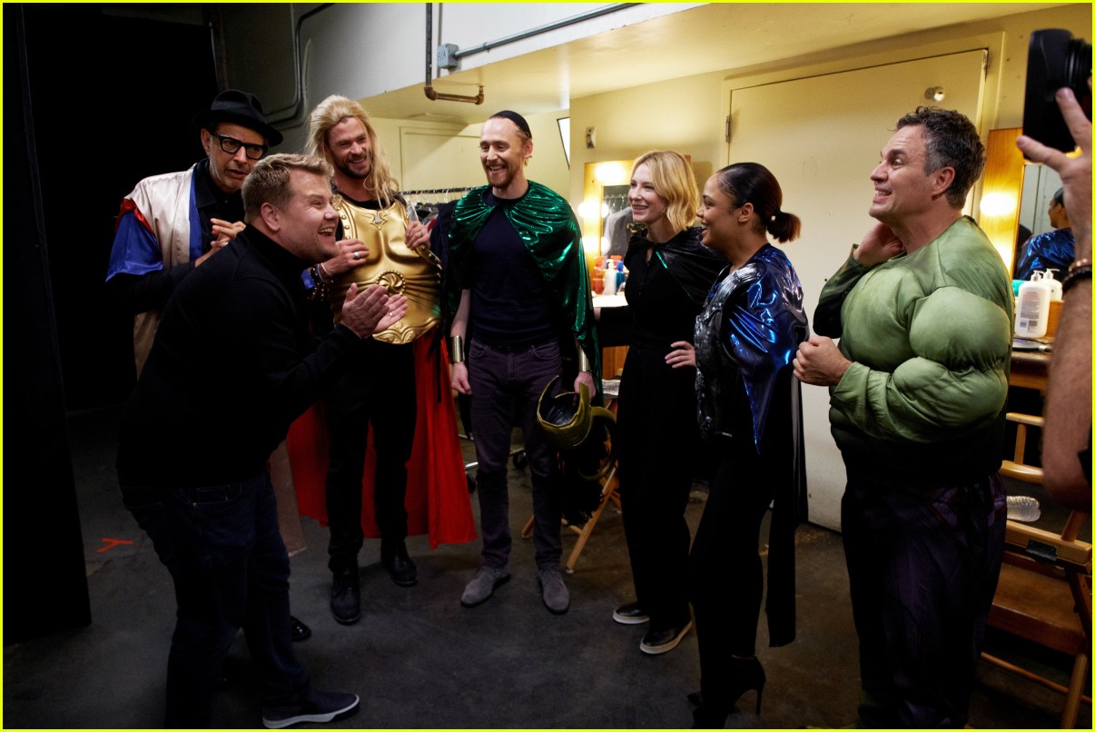 ‘Thor: Ragnarok’ Cast Performs Live Version of the Movie for James