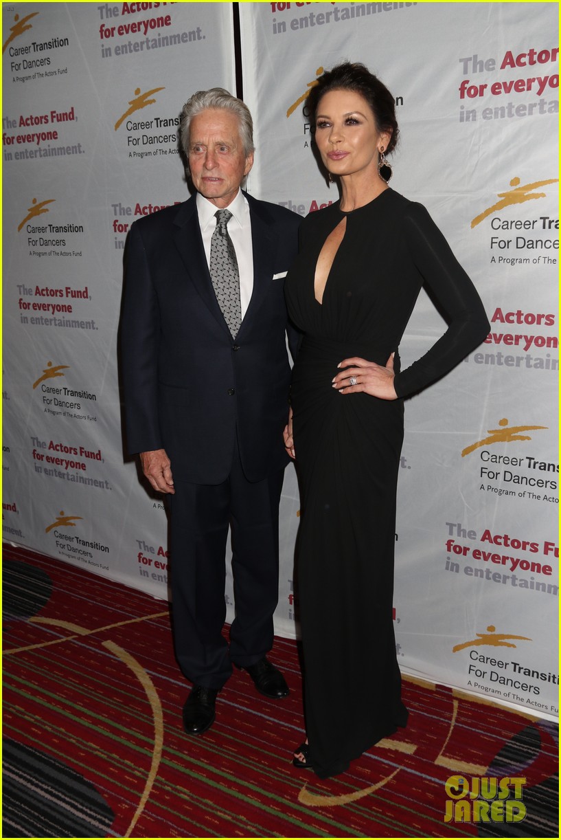 Catherine ZetaJones & Michael Douglas Couple Up for Dancers Jubilee(00)