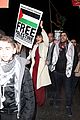 bella hadid attends an event in london before joining free palestine protest 09