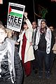 bella hadid attends an event in london before joining free palestine protest 10