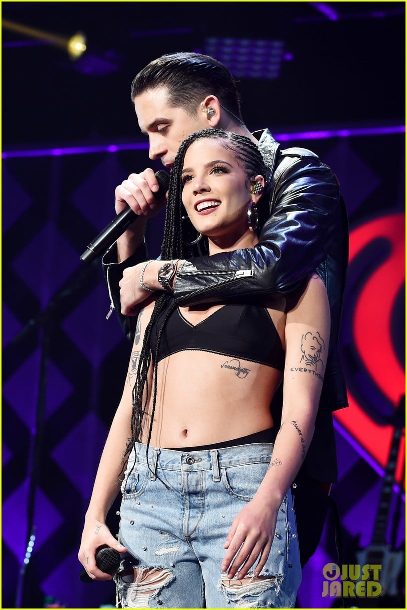 Halsey Performs with Boyfriend GEazy at Jingle Ball in NYC! Photo 3999424 Photos Just