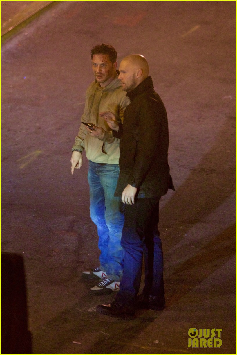 Tom Hardy Films A Venom Fight Scene With Scott Haze Photos Photo Scott Haze Tom Hardy Venom Pictures Just Jared