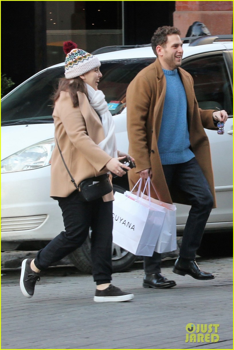 Jonah Hill & Sister Beanie Feldstein Get Some Holiday Shopping Done