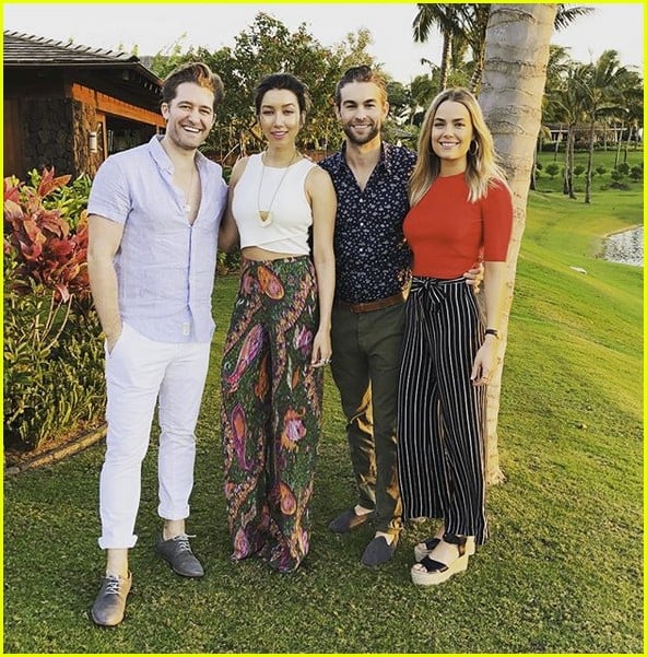 Matthew Morrison & Wife Renee Enjoy a Trip to Hawaii with Son Revel