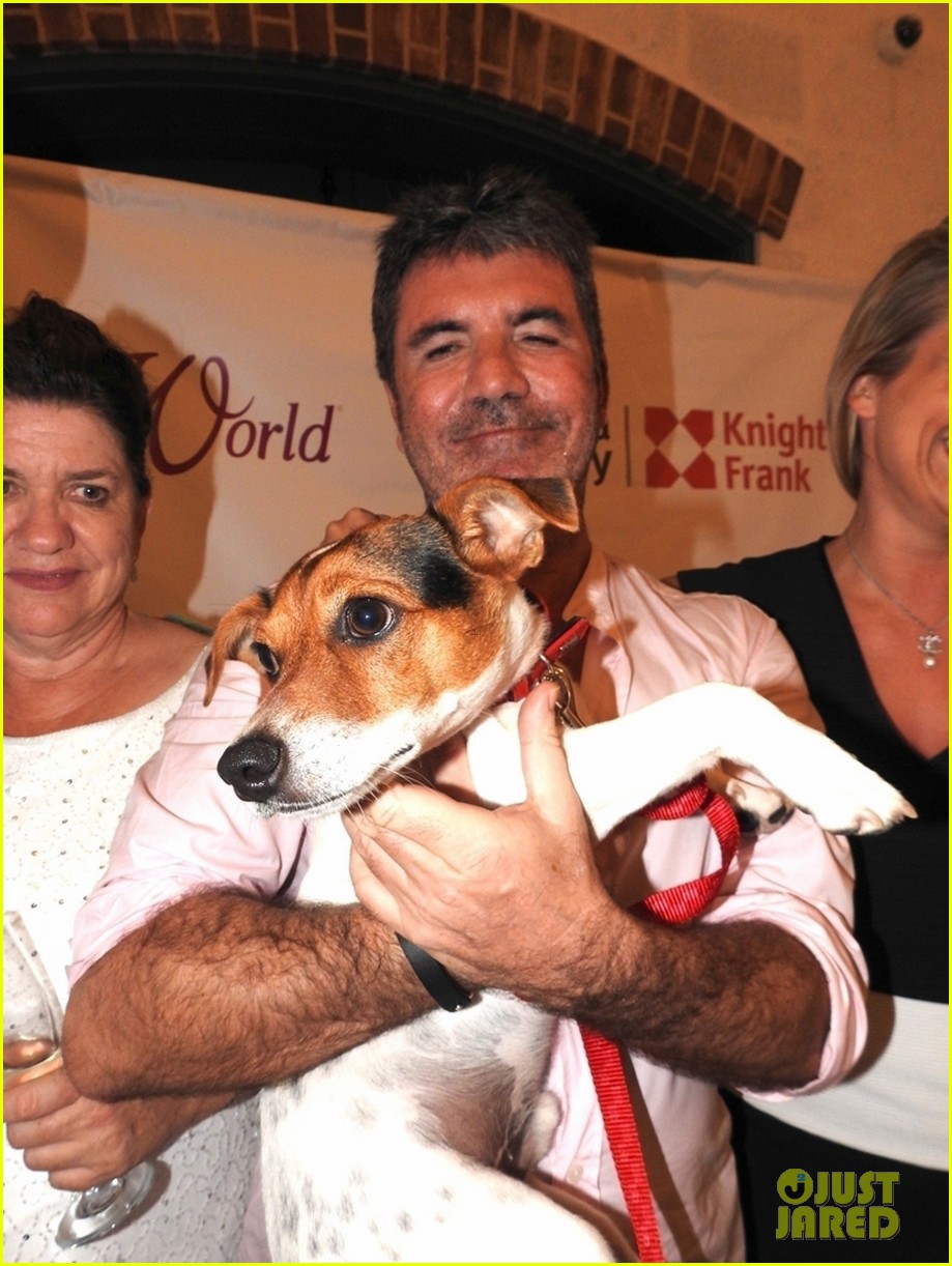 Simon Cowell CoHosts Dog Rehoming Charity Event With Family in
