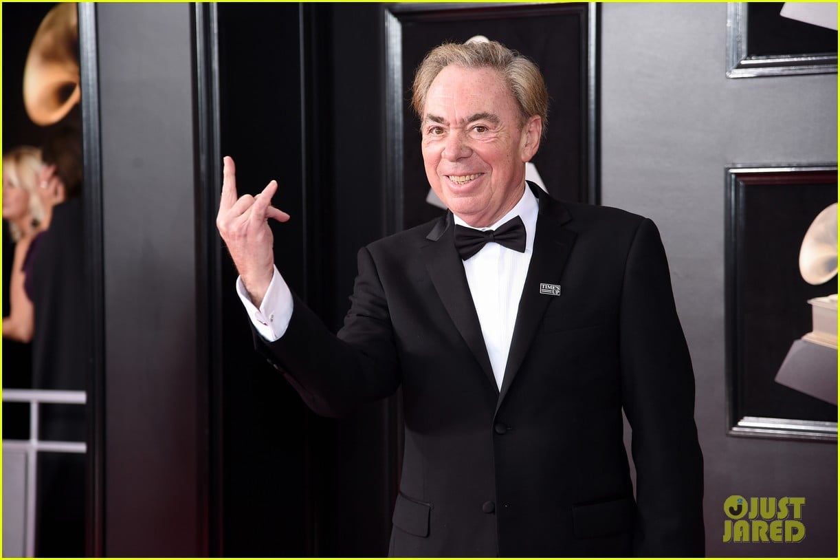 Andrew Lloyd Webber Wears a Time’s Up Pin at Grammys 2018: Photo