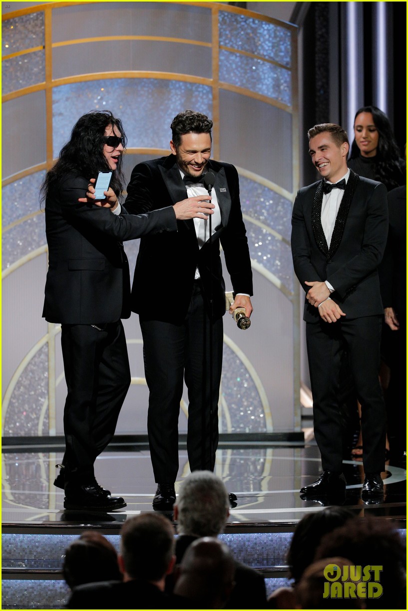 James Franco Wins at Golden Globes 2018, Brings Tommy Wiseau On Stage