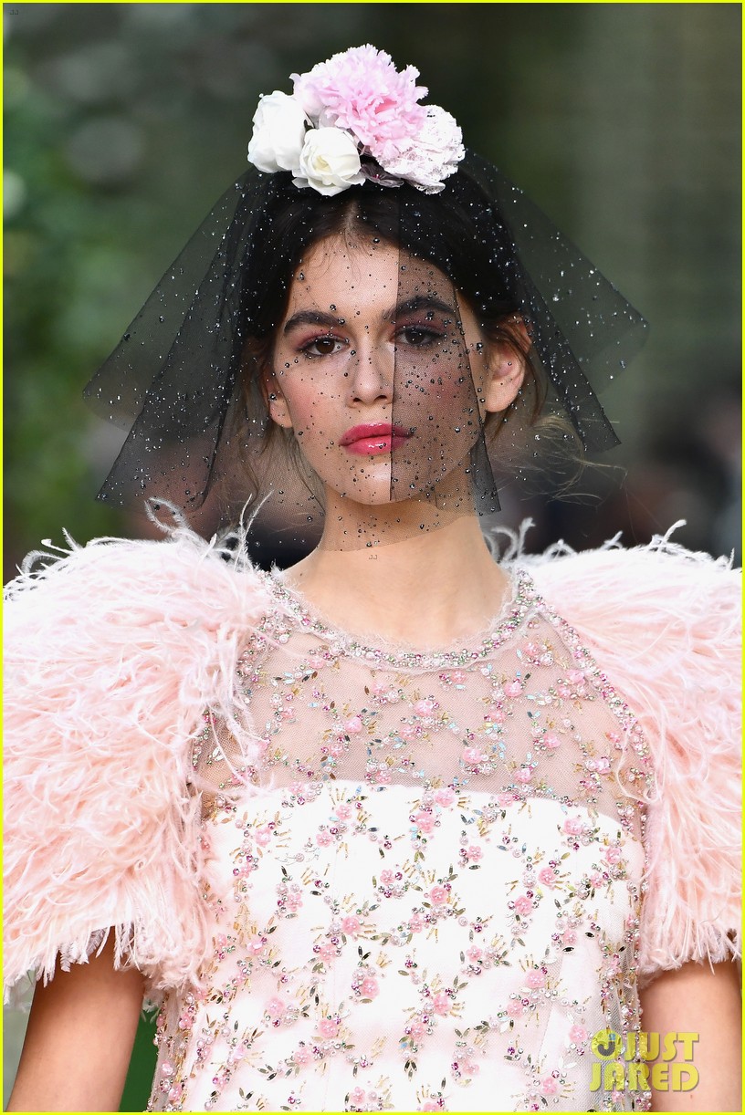 Kaia Gerber Stuns on the Runway at Chanel Spring Summer 2018 Show