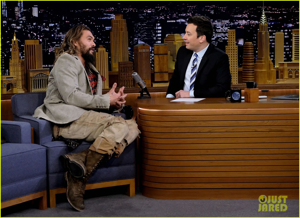 Jason Momoa & Jimmy Fallon Have 'Water War' on 'Tonight Show' Watch