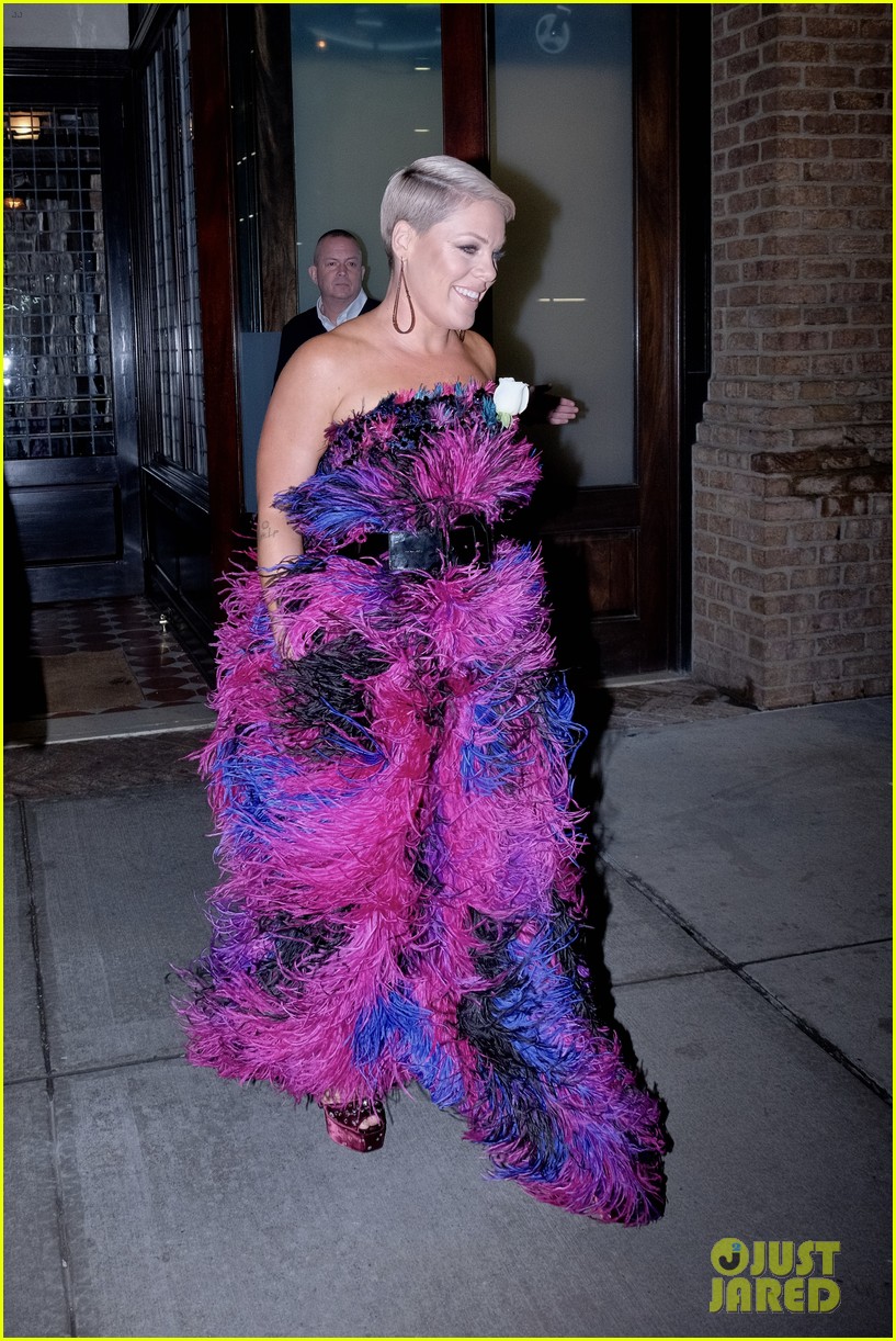 Pink & Daughter Willow Bring the Feathers, Sequins, & Glitter to