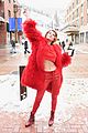 bella thorne red outfit sundance 05