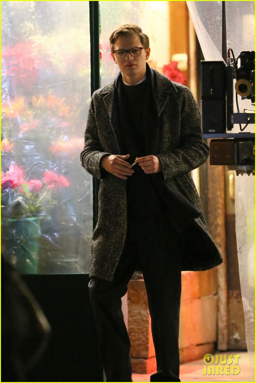 Photo: ansel elgort gets into character on the goldfinch set 09 | Photo