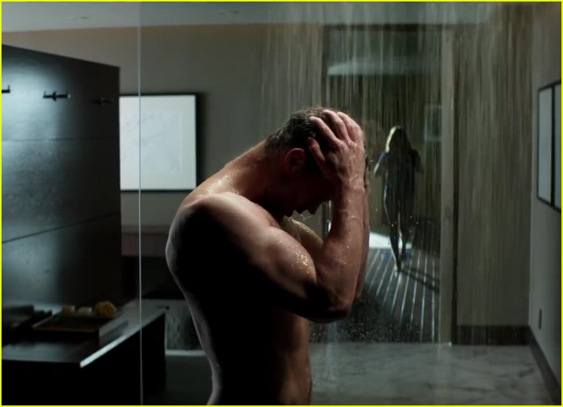 Jamie Dornan and Dakota Johnson play steamy couple Christian Grey and Anast...
