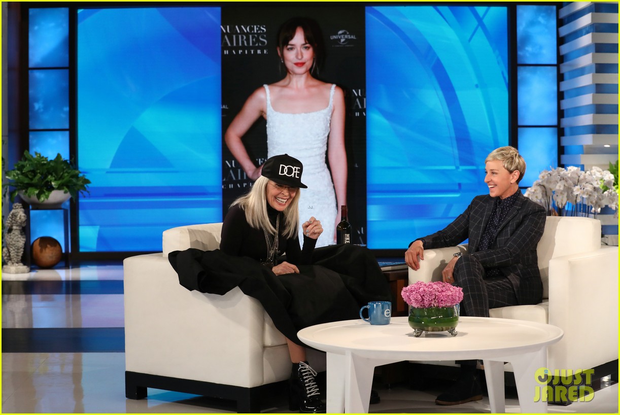 Diane Keaton Reveals Newfound Crush on Chris Martin on 'Ellen' 'He's