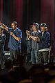 adam sandler is joined at his show by pals rob schneider david spade 03