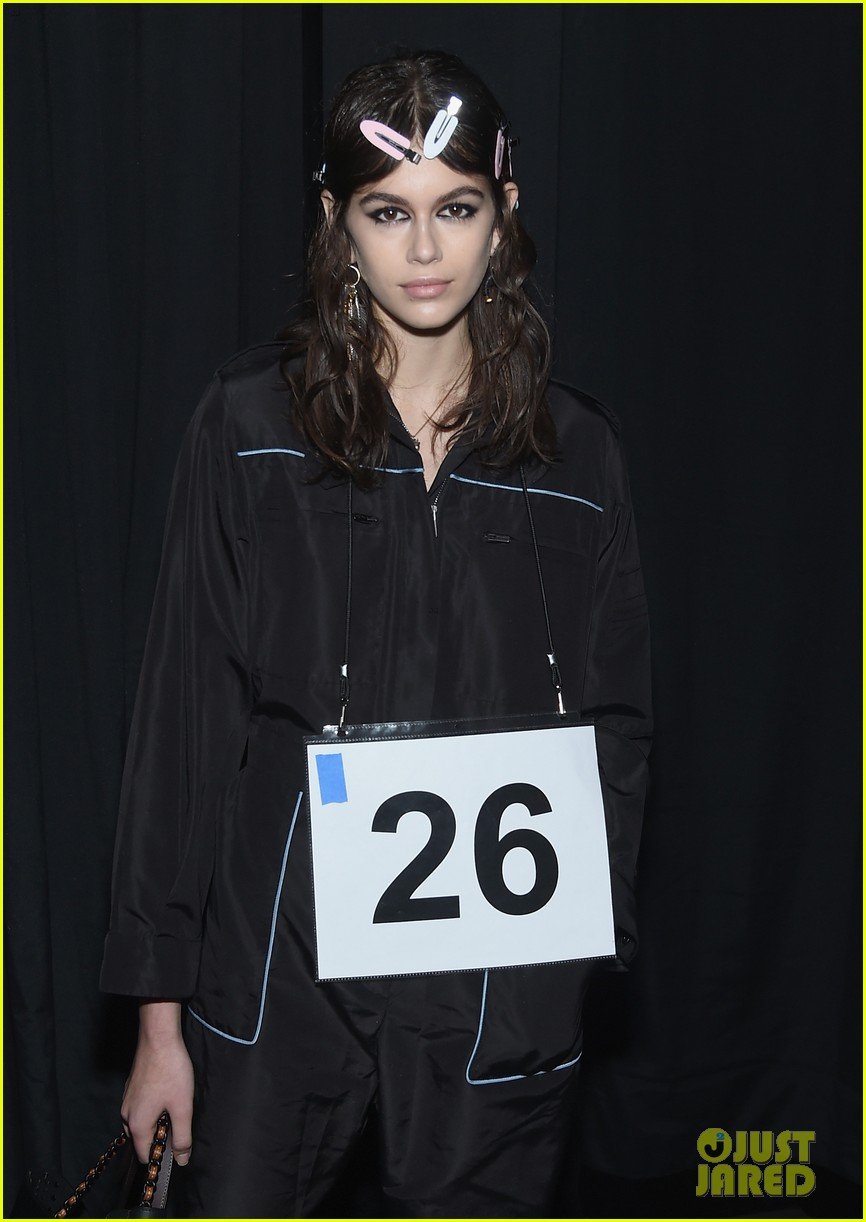 Selena Gomez & Kaia Gerber Attend the Coach Fashion Show During NYFW