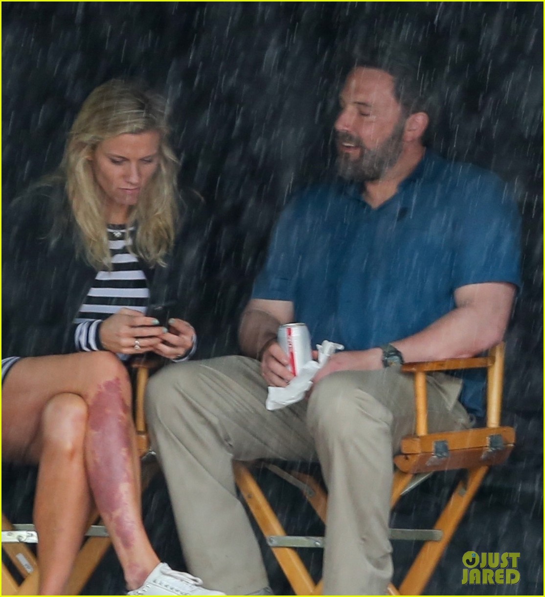Ben Affleck's Girlfriend Lindsay Shookus Visits Him in Hawaii Photo