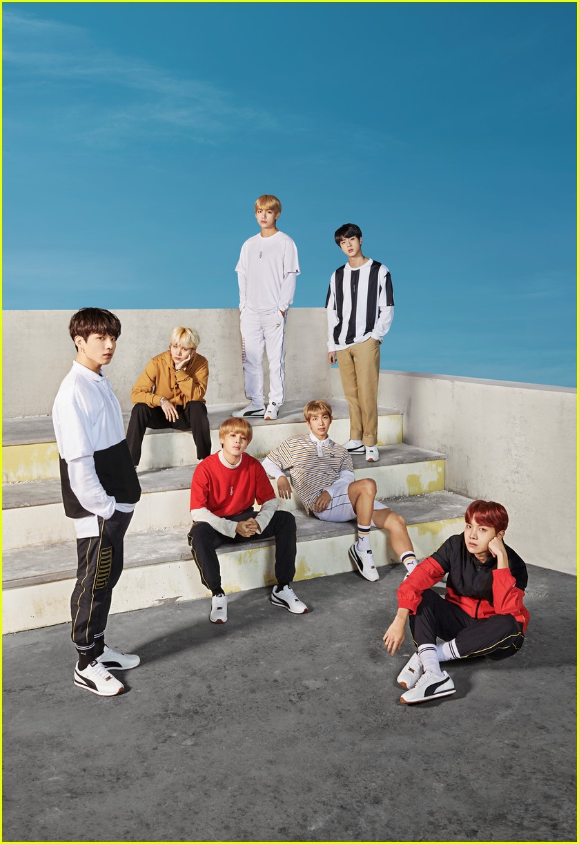 unused Rarely monster BTS Stars in New Puma Campaign for Their Collaboration!: Photo 4049625 | BTS,  Fashion, J-Hope, Jimin, Jin, Jungkook, rap monster, Suga, v Pictures | Just  Jared